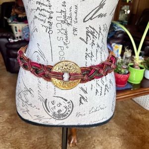 Made in Taiwan leather shop 94 beautiful braided belt